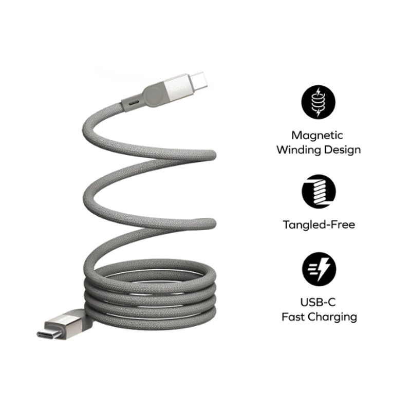 Momax Mag Link USB-C to USB-C 100 Watts USB2.0 Magnetic Cable - 2 M Momax Mag Link USB-C to USB-C 100 Watts USB2.0 Magnetic Cable - 2 M